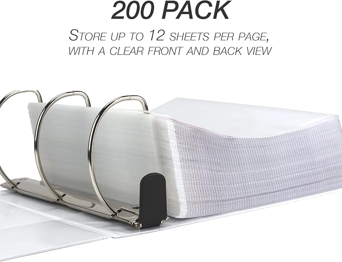 Samsill Sheet Protectors, 8.5x11 Inch Page Protectors - Image 9