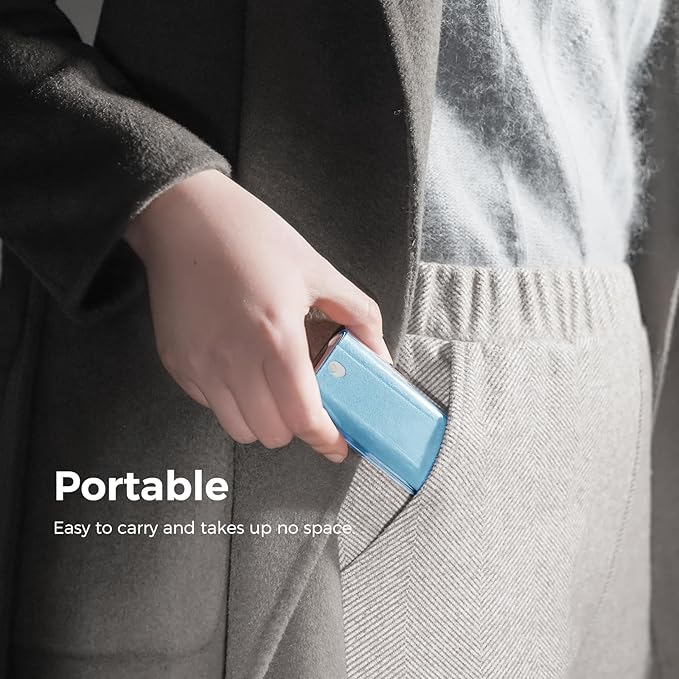 CLICK CLEAN Touchscreen Mist Cleaner, Screen Cleaner, All in One Screen Cleaner Spray with Microfiber and Phone Stand for All Phones, Laptop and Tablet Screens (Light Blue)-DeskLoop Office