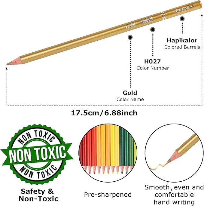 72 Colored Pencils for Adult Coloring Books, Professional Coloring Pencils Set, Art Supplies for Drawing, Sketching, Gifts for Teens-DeskLoop Office