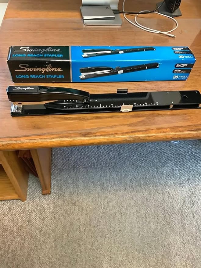 Swingline Long Reach Stapler, 20 Sheet Capacity, Jam Free - Image 7