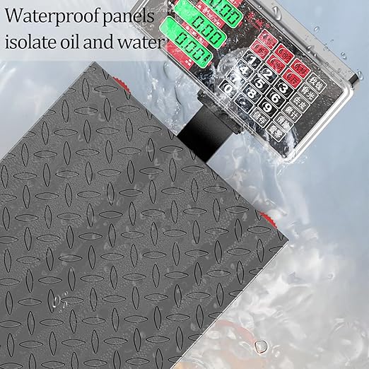 Commercial 660 lb Electronic Platform Scale with LB/KG Industrial Floor Scale Stainless Steel High-Definition LCD Display,Digital Heavy Duty Luggage Package Price Computing Postal Shipping-DeskLoop Office