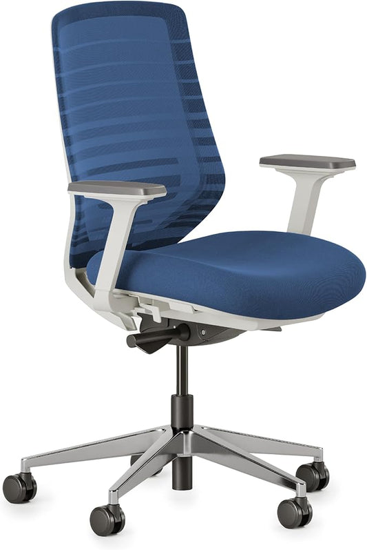 Branch Ergonomic Chair - A Versatile Desk Chair with Adjustable Lumbar Support, Breathable Mesh Backrest, and Smooth Wheels - Experience Optimal Comfort and Support - Baltic-DeskLoop Office