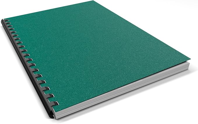 Binditek 25 Pack 12 Mil Sand-Textured Polycover, Plastic Binding Cover - Image 5