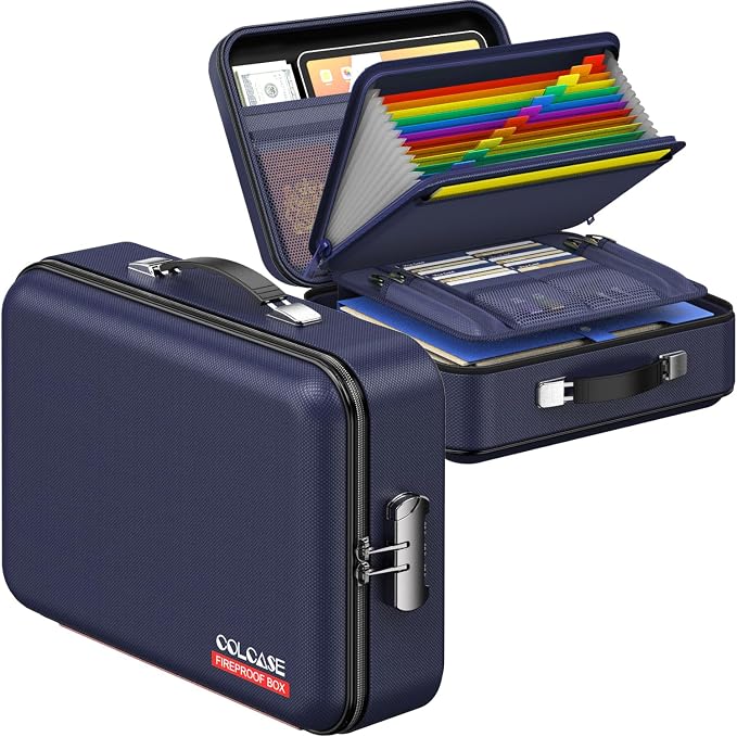 COLCASE Fireproof Document Box - Image 8