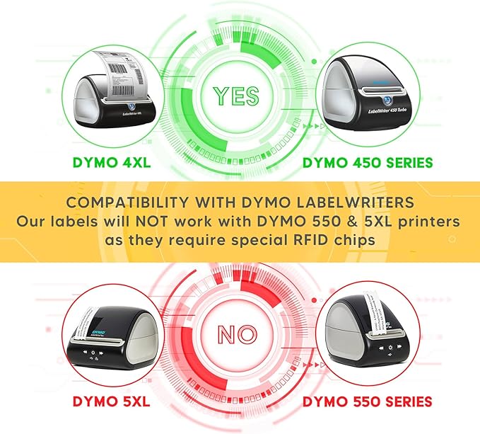 HouseLabels Compatible with Dymo 30376 Labels, 9/16" x 2" | File Folder Labels; - Image 4