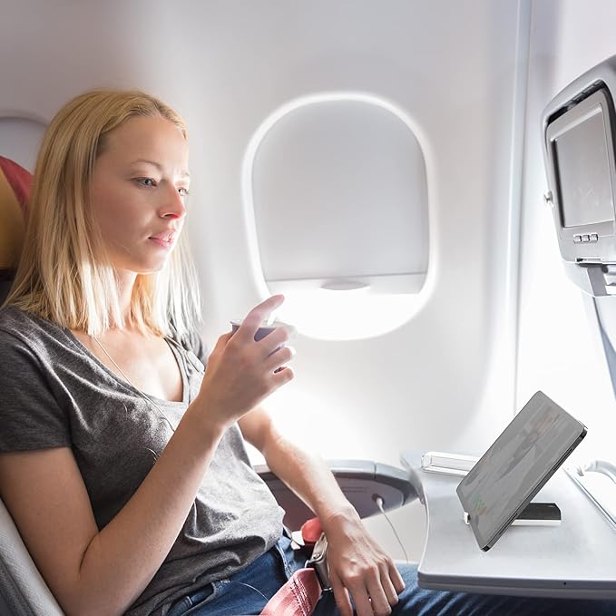 CLICK CLEAN Touchscreen Mist Cleaner, Screen Cleaner, All in One Screen Cleaner Spray with Microfiber and Phone Stand for All Phones, Laptop and Tablet Screens (Black)-DeskLoop Office