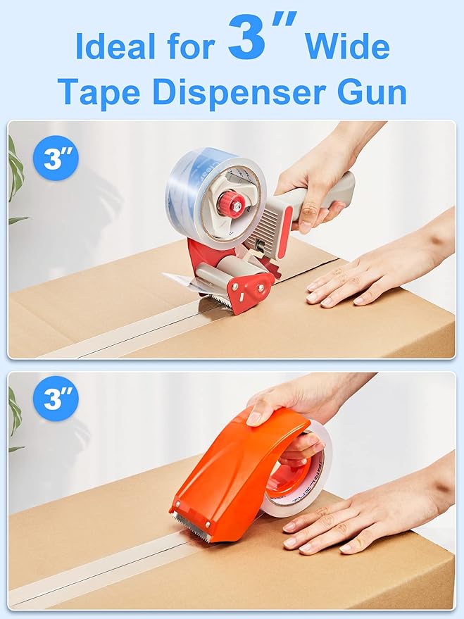 JARLINK Clearer Packing Tape 24 Rolls, Heavy Duty Packaging Tape for Shipping Packaging Moving Sealing, 2.7mil Thick, 1.88 inches Wide, 60 Yards Per Roll, 1440 Total Yards-DeskLoop Office