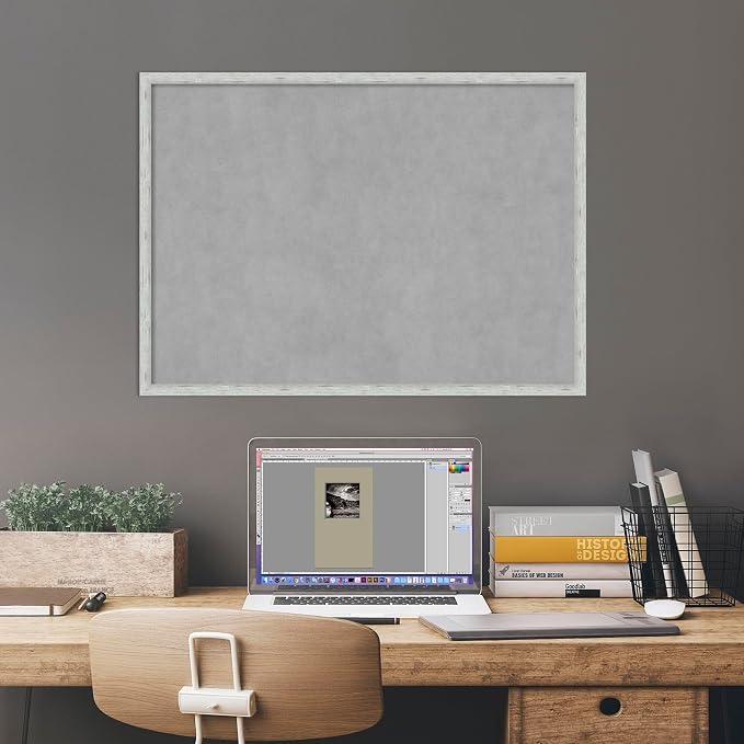 Amanti Art Silver Framed Magnetic Board 21x29 Medium Vision Board - Image 6