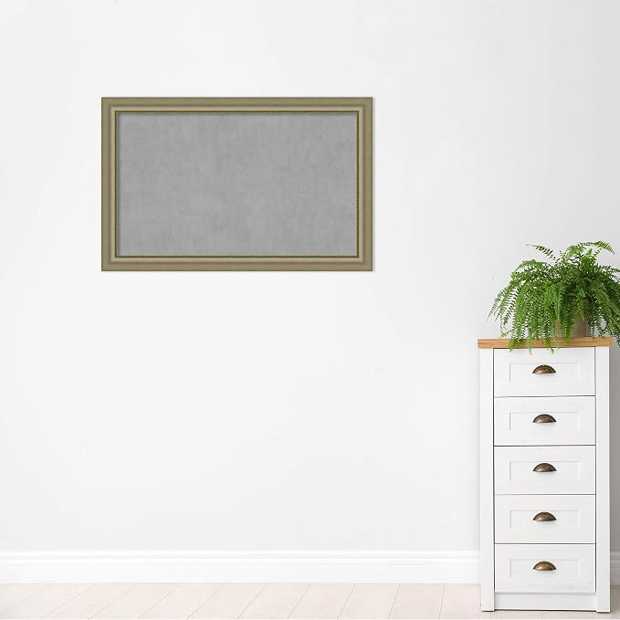 Amanti Art Silver Framed Magnetic Board 29x45 Large Vision Board - Image 6
