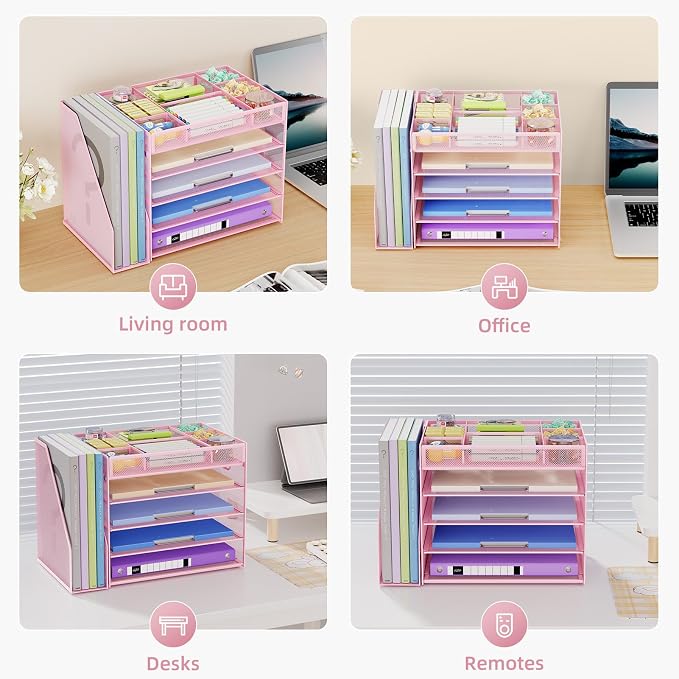 Marbrasse 5-Tier Desk Organizer - Image 7