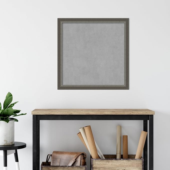 Amanti Art Silver Framed Magnetic Board 27x27 Medium Vision Board - Image 5