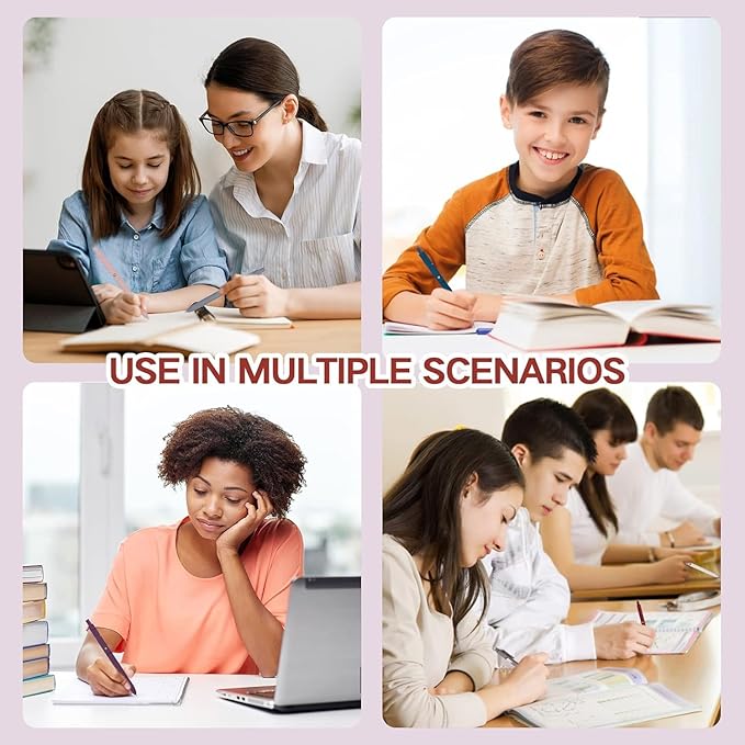 10Pcs Quick Dry Ink Pens,Retractable Gel Ink Pens,Fine Point Rolling Ball Gel Pen,Premium Smooth Writing Pens,0.5mm Cute Kawaii Pens for School Home Office Diary,Assorted Vintage Colors,Black Refill-DeskLoop Office