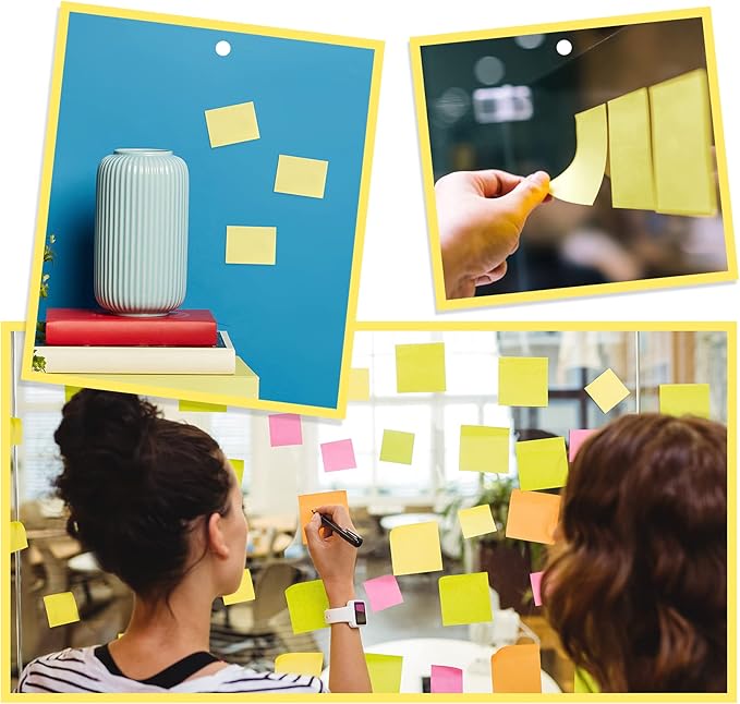 24 Pads Mini Sticky Notes,2 x 1.5 Sticky Notes Small,2400pcs Notes Pads,Strong Self-Adhesive Notes,Yellow Bulk Tiny Pads Easy to Post Notes for Office Supplies,School,Daily Life(100 Sheets/Pad)-DeskLoop Office