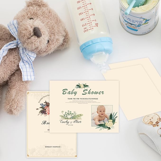 100 Pack Cream Blank Cardstock 5x7 Thick Paper,Goefun 80lb Flat 5 x 7 Card Stock Printable Paper for Invitations, Postcards, Photos, DIY Card Making-DeskLoop Office