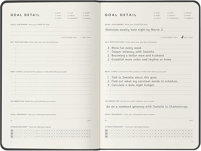 Full Focus Gray Linen Planner by Michael Hyatt - The #1 Daily Planner to Increase Focus, Eliminate Overwhelm, and Achieve Your Biggest Goals - Hardcover-DeskLoop Office