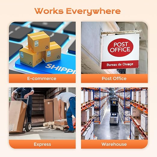 Bonvoisin Postal Scale Digital 300kg/ 660lb Parcel Shipping Scale kg/oz/lb Switchable, Heavy Duty Package Scale for Weighing Boxes/Luggage with Stainless Steel Platform 4 AA Batteries & Power Adapter-DeskLoop Office