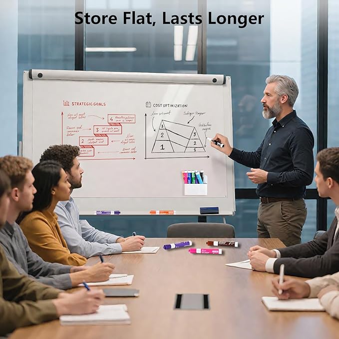 SUIN Dry-Erase-Markers, Chisel Tip - Whiteboard Markers, Low Odor Dry Erase Markers, Chisel Tip Markers, Whiteboard Marker, Assorted 12 Colors, 36 Count-DeskLoop Office