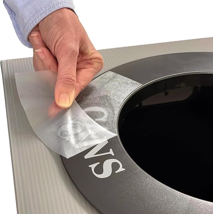 Safco Trash Can Recycle Bin Combo, 28 Gallon Each (3 Bin), At Your Disposal Recycling Center, Black/Grey-DeskLoop Office