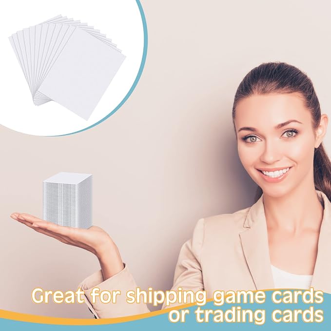 Fuutreo 300 Pcs Trading Card Shipping Protectors 3.5'' x 4.5'' Graded Card - Image 6