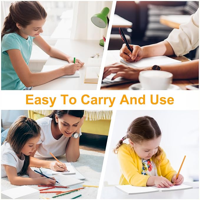 Fainne 3 x 5 Inch Paper Note Pads White Memo Pad Blank Writing Memo Scratch Paper for Waitress Waiter Book to Do Grocery List Small Notebook Restaurant Checkbook, White(150 Pack)-DeskLoop Office