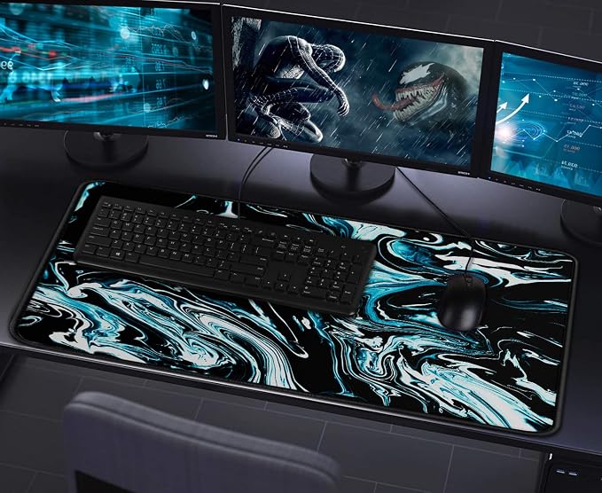 Gaming Mouse Pad with Stitched Edges, Durable Non-Slip Natural Rubber Base - Image 7