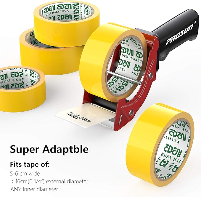 Fast Reload 2 Inch Tape Gun Dispenser Packing Packaging Sealing Cutter TG01 (Red)-DeskLoop Office