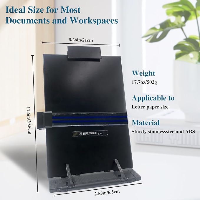 Keenjorika Desktop Document Book Holder - Image 7