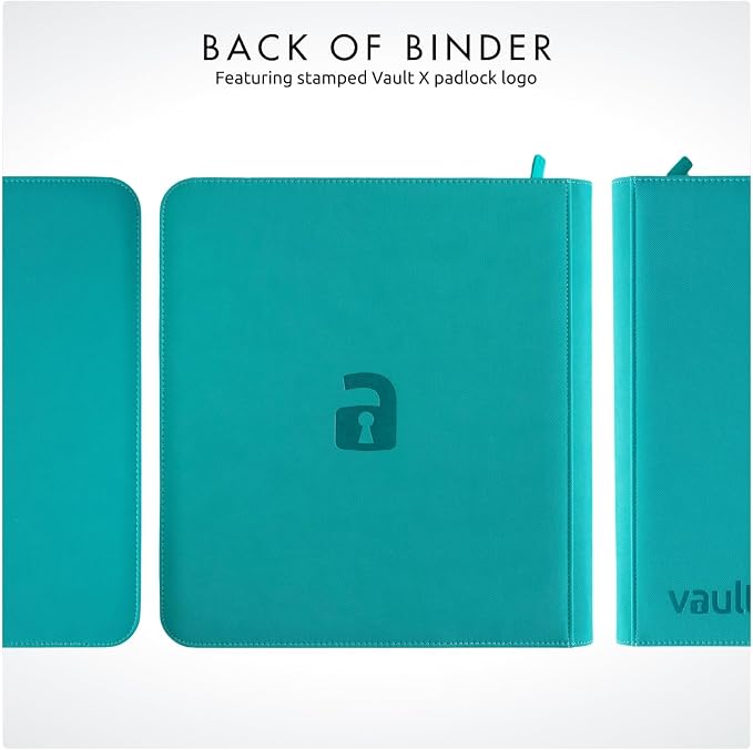 Vault X 12 Pocket Zip Binder, 480 Cards, Exo-Tec Material, 20 Side-Loading Pages - Image 8