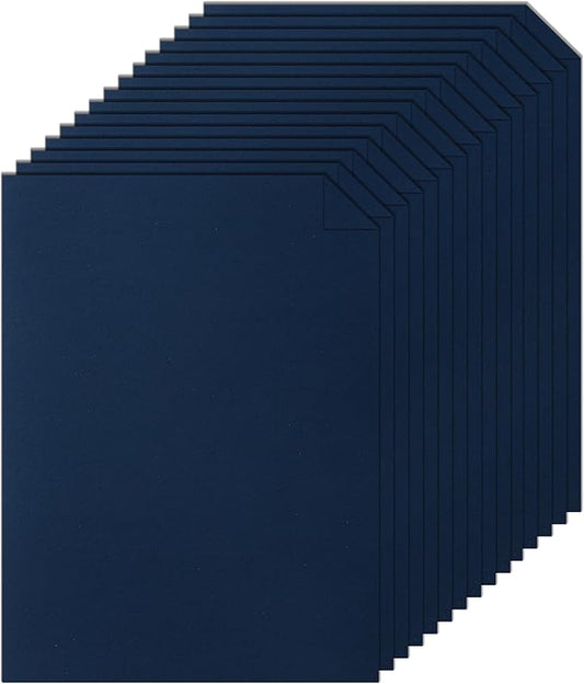 120 Sheets Navy Blue Cardstock 8.5 x 11 Craft Paper, 92lb Dark Blue Card stock Printer Paper for DIY Cards, Greeting Cards, Anniversary, Wedding, Menus-DeskLoop Office