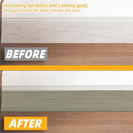 GSCIT Club Wood Grain Repair Tape, 2.3 inch X 15ft Self Adhesive Silver Walnut Grain Repair Patch for Tables, Chairs, Baseboards, Doors, Windows, Floors, Handicraft DIY.-DeskLoop Office