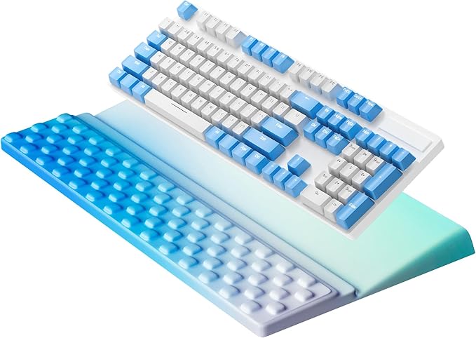 Ospelelf Ergonomic Keyboard Wrist Rest Pad Comfortable Keyboard Stand Riser Holder Pad for Office Gaming-DeskLoop Office