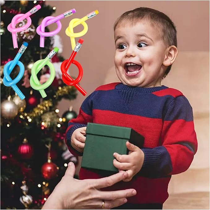48 PCS Flexible Soft Pencils, Colorful Bendy Magic Bendable - Image 7