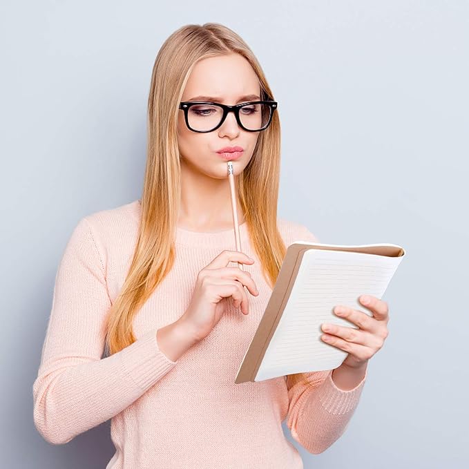 Large College Ruled Notebook Journals Bulk with Thick Lined Paper, 60 Pages, 8.5x11 inch, Composition Diary Subject Notebooks Planner for Travelers Students Office, Kraft Journal Set, 12 Pack-DeskLoop Office