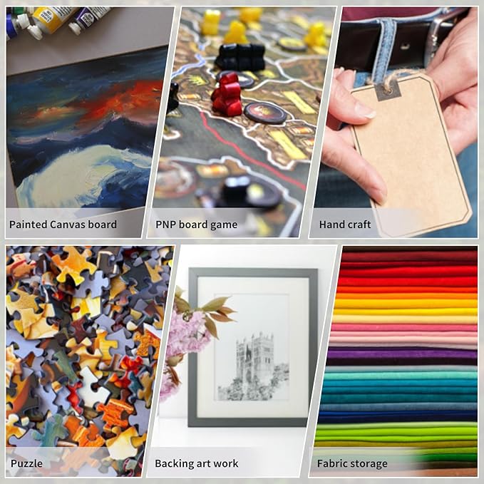 25 Pcs Book Board, Binder Board, Cover Board, Heavy Duty Chipboard for Book Binding, DIY Cardboard (White, A5 80PT)-DeskLoop Office