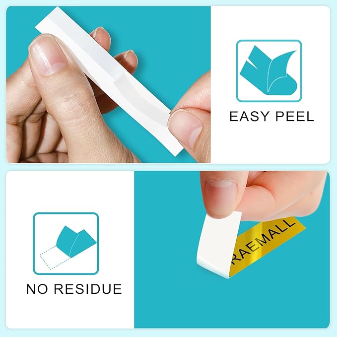 5-Pack Label Maker Tape 12mm 0.47 Inch Laminated White/Gold/Silver Muti-Color Replace for Brother TZe TZ Tape TZe-231 TZe-831 TZe-931 Compatible with Brother P-Touch PT- D210 D220 H110 D400AD-DeskLoop Office