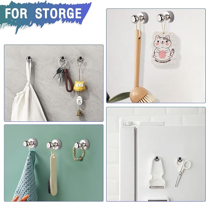 22Packs Neodymium Fridge Magnets, Strong Magnets for Whiteboard, Push Pin Magnet, Small Strong Neodymium Refrigerator Magnet for Office, Kitchen, Adults, Home-DeskLoop Office