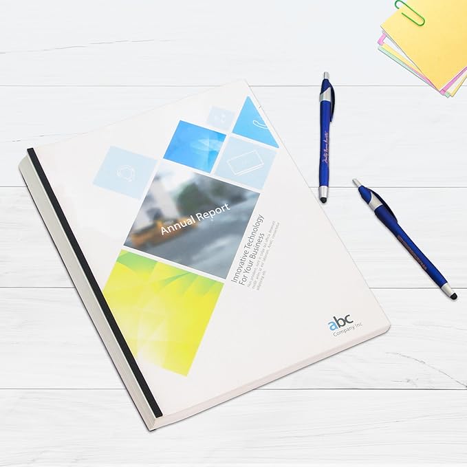 PrintWorks Professional Pre-Punched 11 Hole Velo Bind Paper for 11 Pin & 4 Pin Binding Spines - Book Binding Printer Paper - Made in the USA - 500 Sheets - 8.5" x 11" - 20 lb - 92 Bright White (04330)-DeskLoop Office