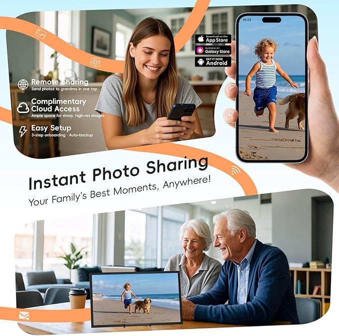 15.6" Digital Calendar Chore Chart, Ultra-HD Interactive Touchscreen, No Subscription Required, Electronic Smart Family Planner & Organizer, Wall Mount Included, Ensuring Seamless Scheduling-DeskLoop Office
