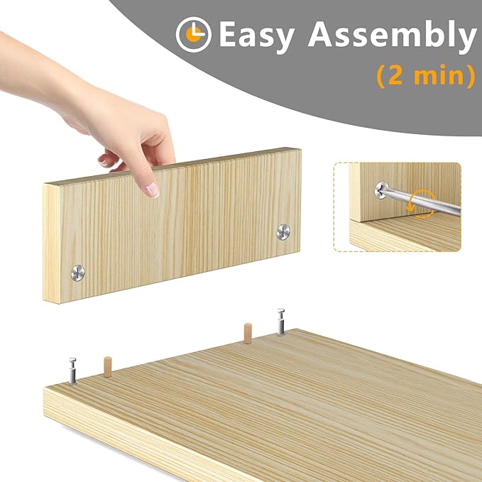 TAVR Dual Monitor Stand Riser, Computer Monitor Stands for 2 Monitors, Extra Long Multifunctional Desktop Organizer Riser for Computer, Laptop, PC, Printer, TV, Max 48.2" Length, Oak-DeskLoop Office