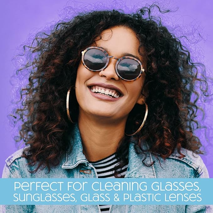 Nice 'n Clean SmudgeGuard Lens Cleaning Wipes (100 Total Wipes) | Pre-Moistened Individually Wrapped Wipes | Non-Scratching & Non-Streaking | Safe for Eyeglasses, Goggles, & Camera Lens-DeskLoop Office