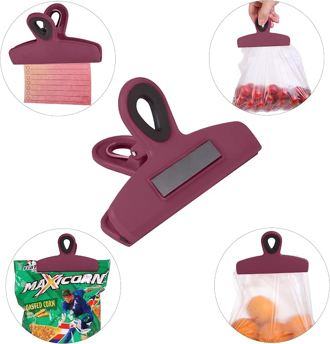 Mr. Pen- Magnetic Bag Clips, 4 Pack, Durable Plastic - Image 9