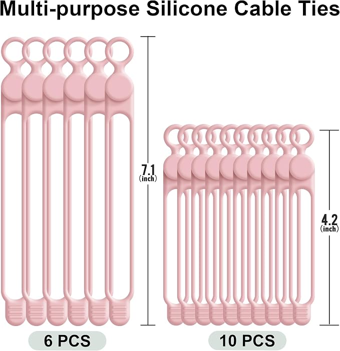 Silicone Cable Ties Cord Organizer - Image 6