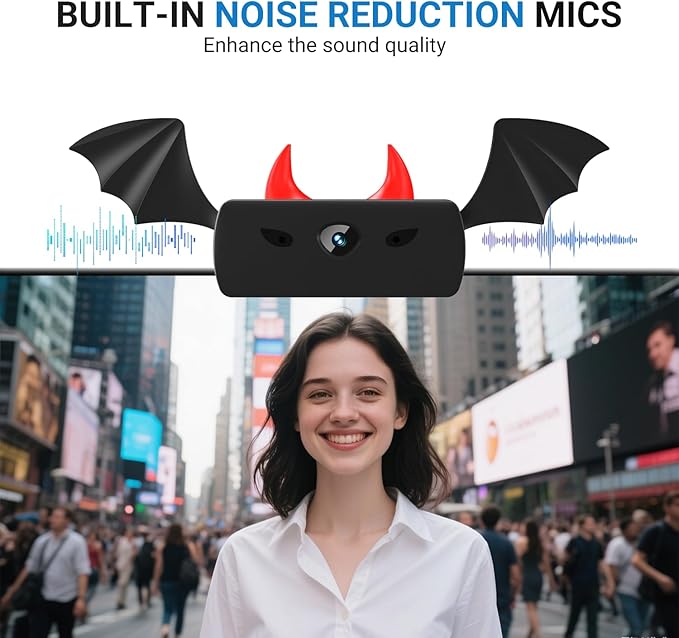 Webcam,Webcams for PC,HD 1080P Web cam,Noise Cancellation,Plug & Play USB Webcam for Laptop, Desktop, PC, Mac, Zoom, Skype, Streaming-DeskLoop Office