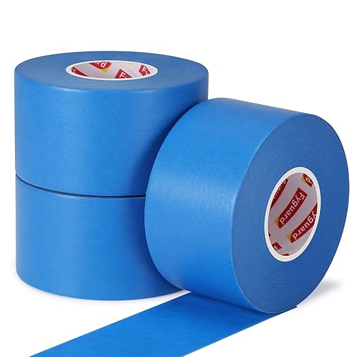 Blue Painters Tape 1.89In x 55Yd Painters Tape 3 Rolls Painters Blue Tape for Wall Masking Edge Treatment Packing DIY Crafts, Home Use-DeskLoop Office