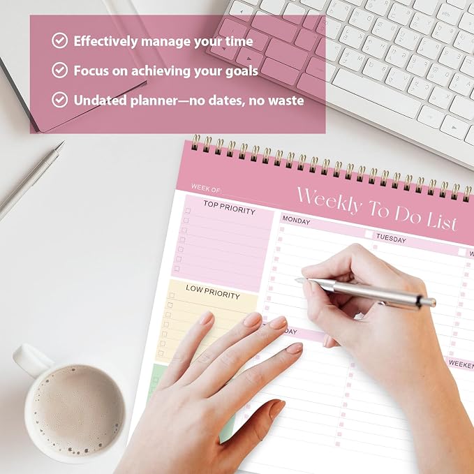 Weekly To Do List Notepad, Undated Planner - Image 6