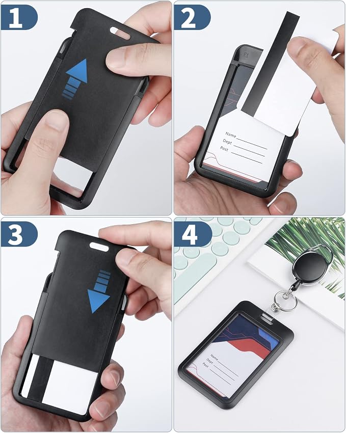 Uniclife 3 Pack Sliding Badge Holders - Image 7