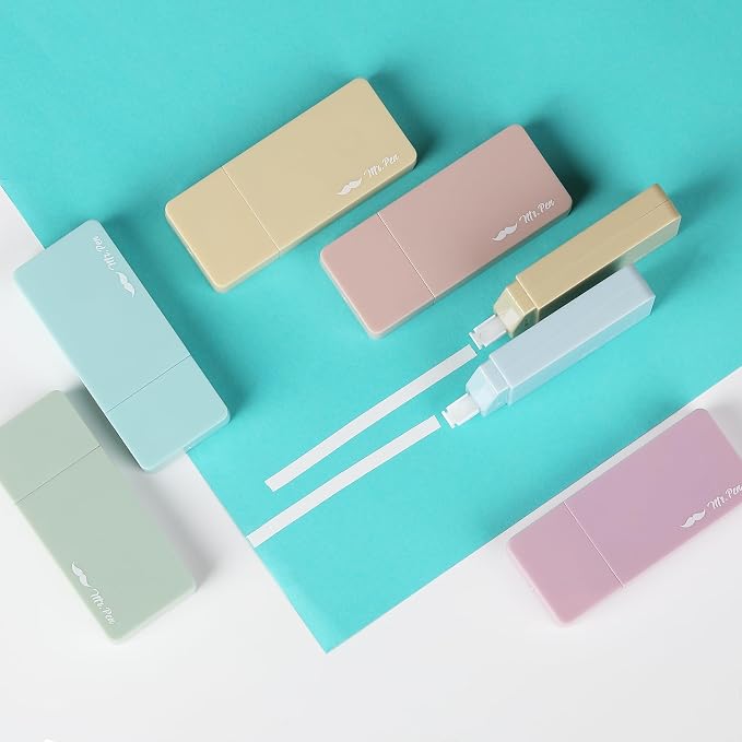 Mr. Pen- Aesthetic Correction Tape Bulk, 0.2" x 236", Pastel Colors | Cute - Image 7