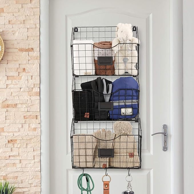 X-cosrack 3-Tier Hanging Wall Files Rack - Image 9