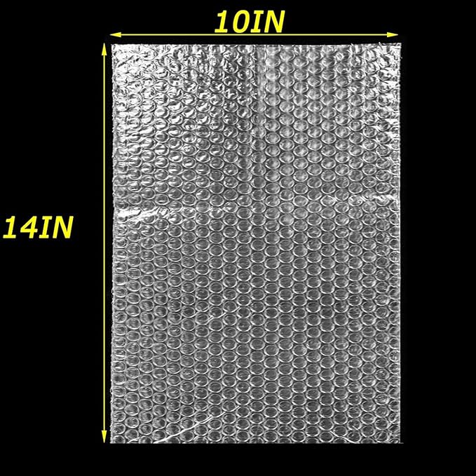 50Pcs Clear Bubble Out Bags, 10”x14” Bubble Pouches Bags for Shipping, Double Wall Bubble Cushioning Wrap Bags for Moving Packaging Storage Fragile China Dishes Electronic Item-Large Bubble Pouches-DeskLoop Office