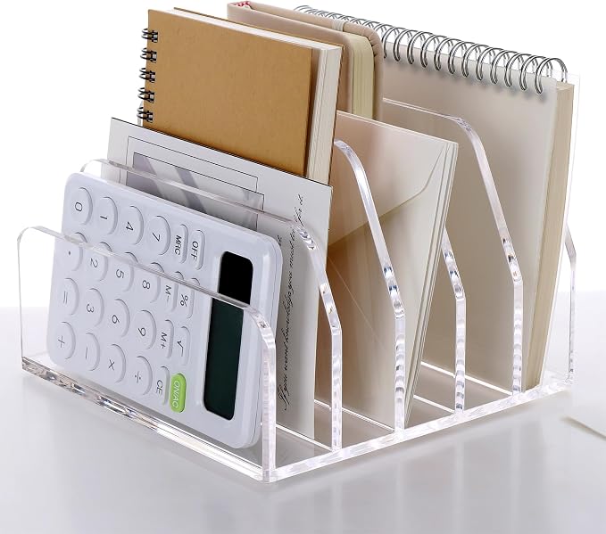 SANRUI Acrylic Desk Mail Organizer Sorters - Image 8